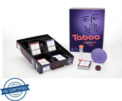 HASBRO GAMING Taboo Board Game,Guessing Game For Families Money & Assets Board Game