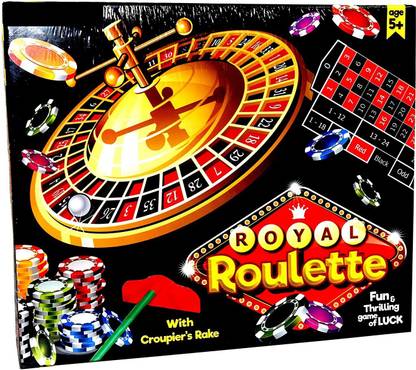 Zest4u Royal Roulette game with Croupier's Rake~ fun and thrilling game of luck Party & Fun Board Game