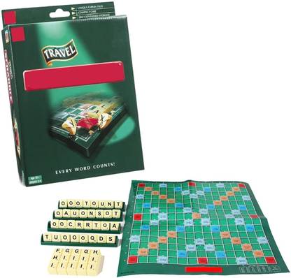 Kids Mandi Durable and Portable Scrabble Word Play Board Game for Kids and Adults Board Game Accessories
