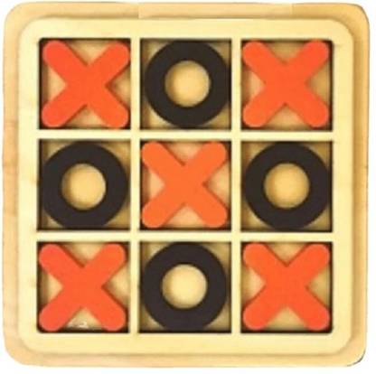 Paper Bear Wooden Tic Tac Board Game Party & Fun Board Game