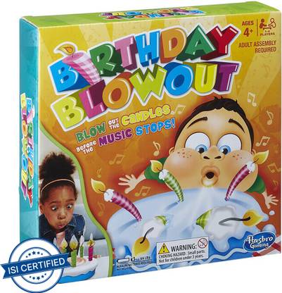 HASBRO GAMING Birthday Blowout Party & Fun Board Game