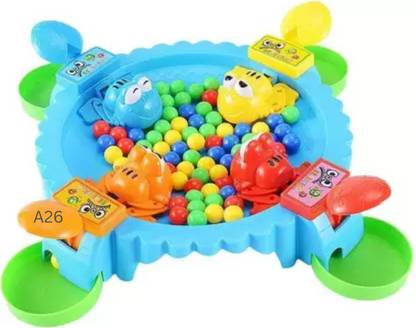 AS TRADERS Hungry Frog Eating Beans Games Family Game- FG19 Board Game Accessories