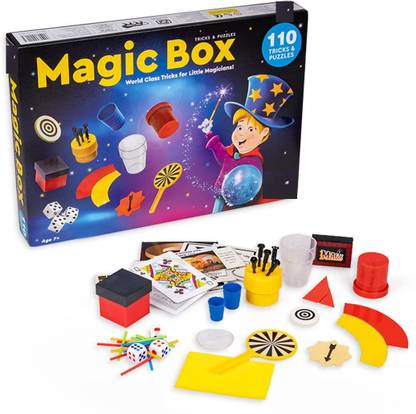zokato Magic Box 110 Tricks Magic Tricks Party Game Fun Gag Toy Board Game Accessories