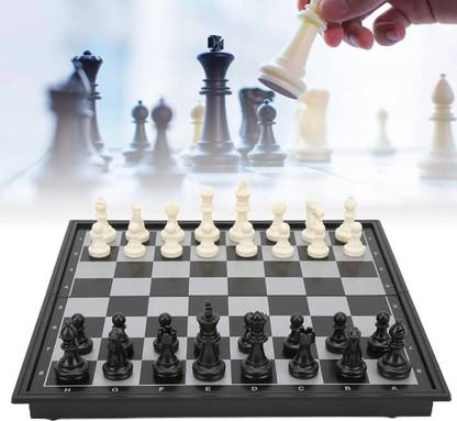Helistr Premium Magnetic Chess Game Travel-Friendly Foldable Chess Game for All Ages Party & Fun Board Game