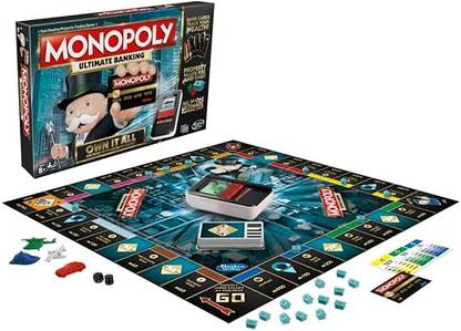 Tarak Ultimate Banking Edition Board Game, Includes Electronic Banking Unit, Money & Assets Board Game