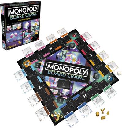Monopoly Board Crawl Game| Ages 21+ | For 2-10 players Hilarious Adult Party Games Party & Fun Board Game