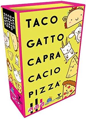 SHK Digitrade Taco Cat Goat Cheese Pizza | Card Game for Family & Friends | 3 to 8 Players Party & Fun Board Game