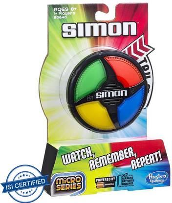 HASBRO GAMING Simon Micro Series Game, Ages 8 and Up Party & Fun Board Game
