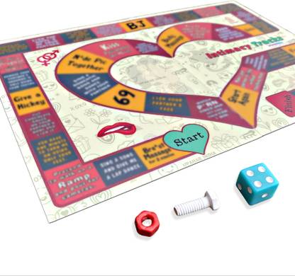 Upahar India Intimacy Tracks Naughty Board Game for Couples Party & Fun Board Game