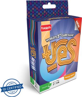 funskoolgames Games Tres the card game Educational Board Games