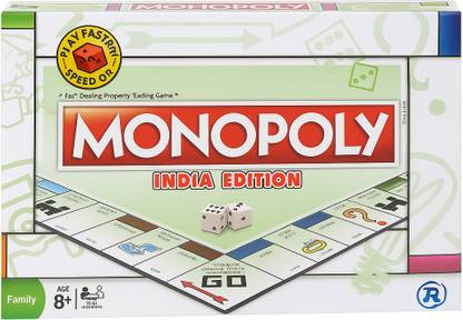R J MONOPOLY Board Game for Families and Kids Ages 8 and Up,Gameplay Educational Board Games