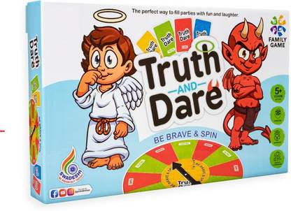 zokato Truth & Dare Party Board Game Picnic Family Games for Kids & Adults Board Game Accessories