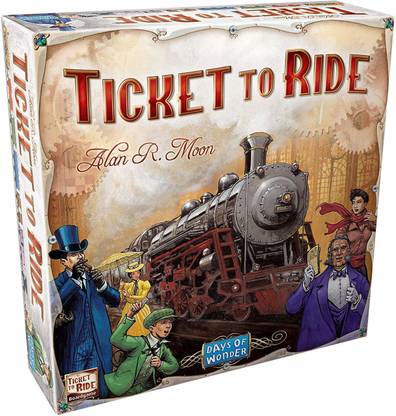 Store2508 Ticket to Ride USA Map Version, Multi Colour Board Game Accessories