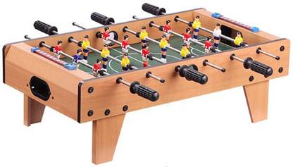 indmart Table-top Soccer Game, Foosball Game Table (69 cm) with 6 Rods for Kids Foosball Board Game