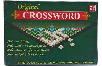 Game Phactory Large Crossword Board Game | Educational Vocabulary Learning Word Building Game Educational Board Games