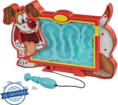HASBRO GAMING Operation Pet Scan Board Game for 2 or More, Kids Ages 6 & Up, Remove the Objects or Get the Buzzer Educational Board Games