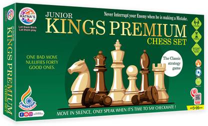 RATNA'S Junior Kings Premium chess set (1274) Strategy & War Board Game