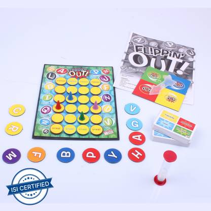 FUNSKOOL FLIPPIN OUT , The Chip Flipping Name game Word Games