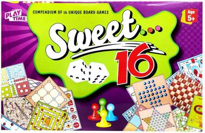 Dev Herbals Sweet 16 unique Board Games Party & Fun Board Game