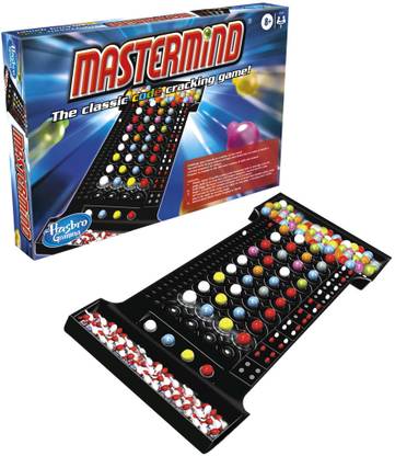 HASBRO GAMING Mastermind The Classic Code Cracking Game For Ages 8 and Up, for 2 Players Strategy & War Board Game