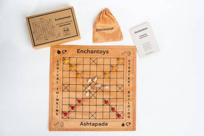 Enchantoys Ashta Chamma Cheriyal Peeta Board Game Party & Fun Board Game