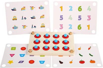 Monty Maestro Wooden Memory Chess Board Game-Random Designs Educational Board Games