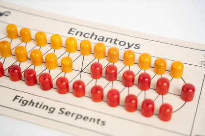 Enchantoys Fighting seroents cotton fabric board game Party & Fun Board Game