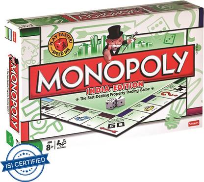 FUNSKOOL Monopoly - India Edition Money & Assets Board Game