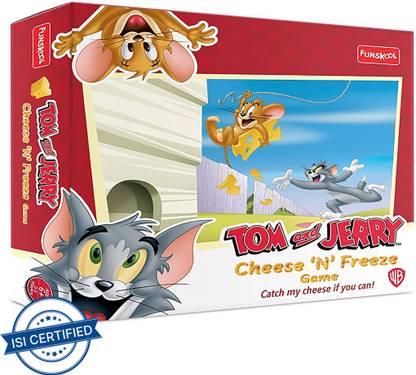 FUNSKOOL Board Game Tom and Jerry Cheese "N" Freeze game Educational Board Games
