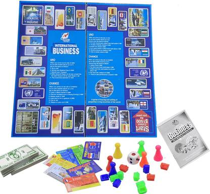 AMUSING Best Plastic and Paper International Business Family Board Game Money & Assets Board Game