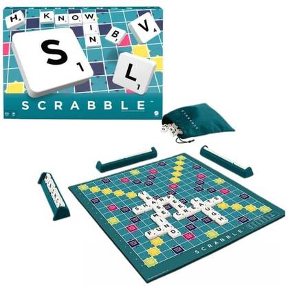 Honch Scrabbble Crossword English Word Letters Puzzle Game for All Ages Party & Fun Board Game