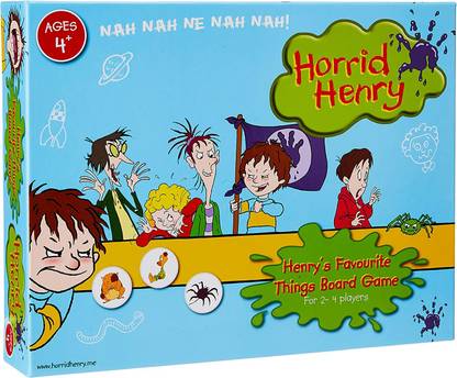 Henceberry Horrid Henry Favourite Things Board Game Party & Fun Board Game