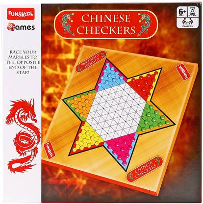 FUNSKOOL Chinese Checkers Strategy & War Board Game