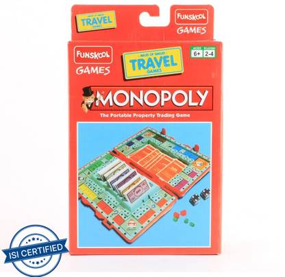 FUNSKOOL Travel Monopoly Money & Assets Board Game