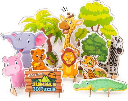 Ratnas Educational Zoology (1415) Identify & Learn about Different Animals Educational Board Games