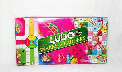 NV12 COLLECTIONS Ludo and Snake and Ladder Board Game, Big Size Board Game Accessories