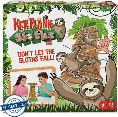 mattel GAMES KERPLUNK SLOTH Board Game Accessories