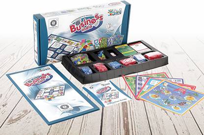 Aditi Toys Business Game Board with Plastic Money & Coins, 5 Board Games in 1 Money & Assets Board Game