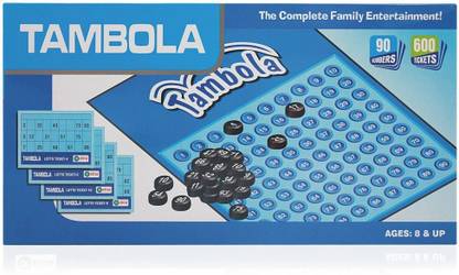 BKDT Marketing Tambola Family Game Set - 600 Housie Tickets Board Game for Kids Party & Fun Board Game