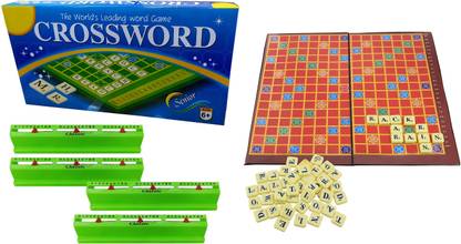AMUSING Big Size Spelling,Crossword Scrable| Multi-Player Board Game for Kids & Adult Word Games