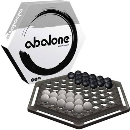 FUNSKOOL Abalone,Strategy Game,Marble Game,2 Player Game Strategy & War Board Game