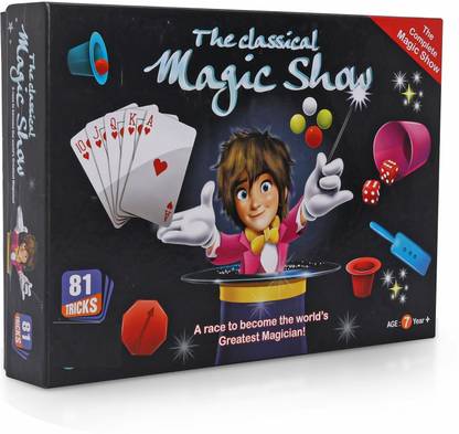 zokato The classical Magic show 81 magic tricks Party & Fun Games for kids Board Game Board Game Accessories