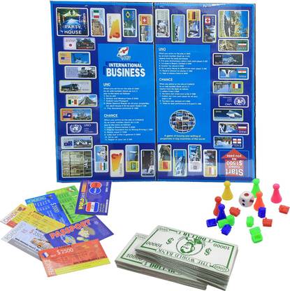 Tumtafa International Business Game Set for Kids and Adults, Game for Time Pass Money & Assets Board Game