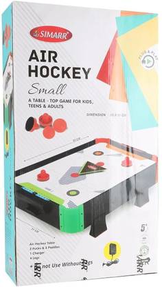 Fiddlys Air Hockey game Table Ice Hockey Game 220V Electric Wall Adapter Powered Indoor Air Hockey Board Game