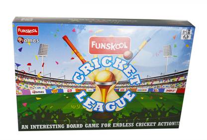 FUNSKOOL CRICKET LEAGUE, An Interesting Board Game for Endless Cricket Fun Party & Fun Board Game