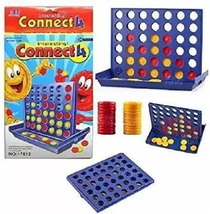 PRIMEFAIR Connect 4 Connect 4 Line Up 4 In One Row Four Line Board Game Family Fun Educational Board Games