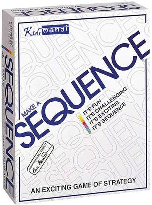 NEW WAVE Sequence Board game , Make 5 in a Series Card Game | Board Game for All Ages Board Game Accessories