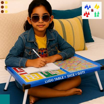Zappfresh Multipurpose Foldable Study table Kids table Bed wood portable laptop table_ 4 Party & Fun Board Game