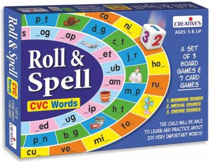 Creatives Roll and Spell Word Games