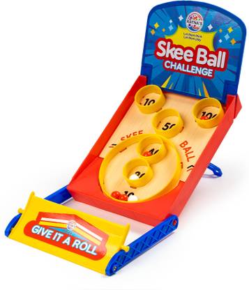 Ratnas Skee Ball Challenge (2076) Table Top Classic Arcade Game Party & Fun Board Game